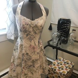 Vintage Pastel Floral Dress